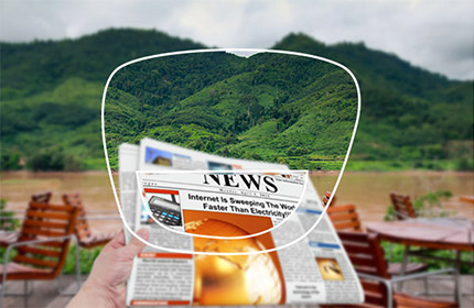 Прогрессивная линза для очков