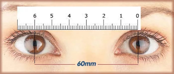 расстояние между зрачками