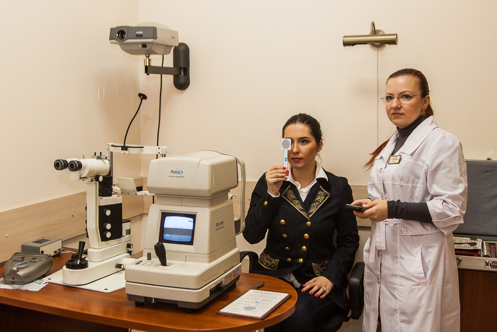 проверка остроты зрения